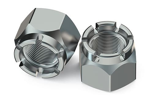Stainless Steel Hex Slotted Hex Nuts