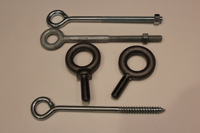 stainless steel bent eye bolts
